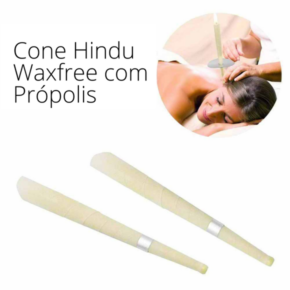 CONE HINDU WAXFREE - KIT COM 10 UNIDADES